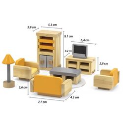 Игровой набор Viga Toys 44037 (Natural/Gray/Yellow) Thumb