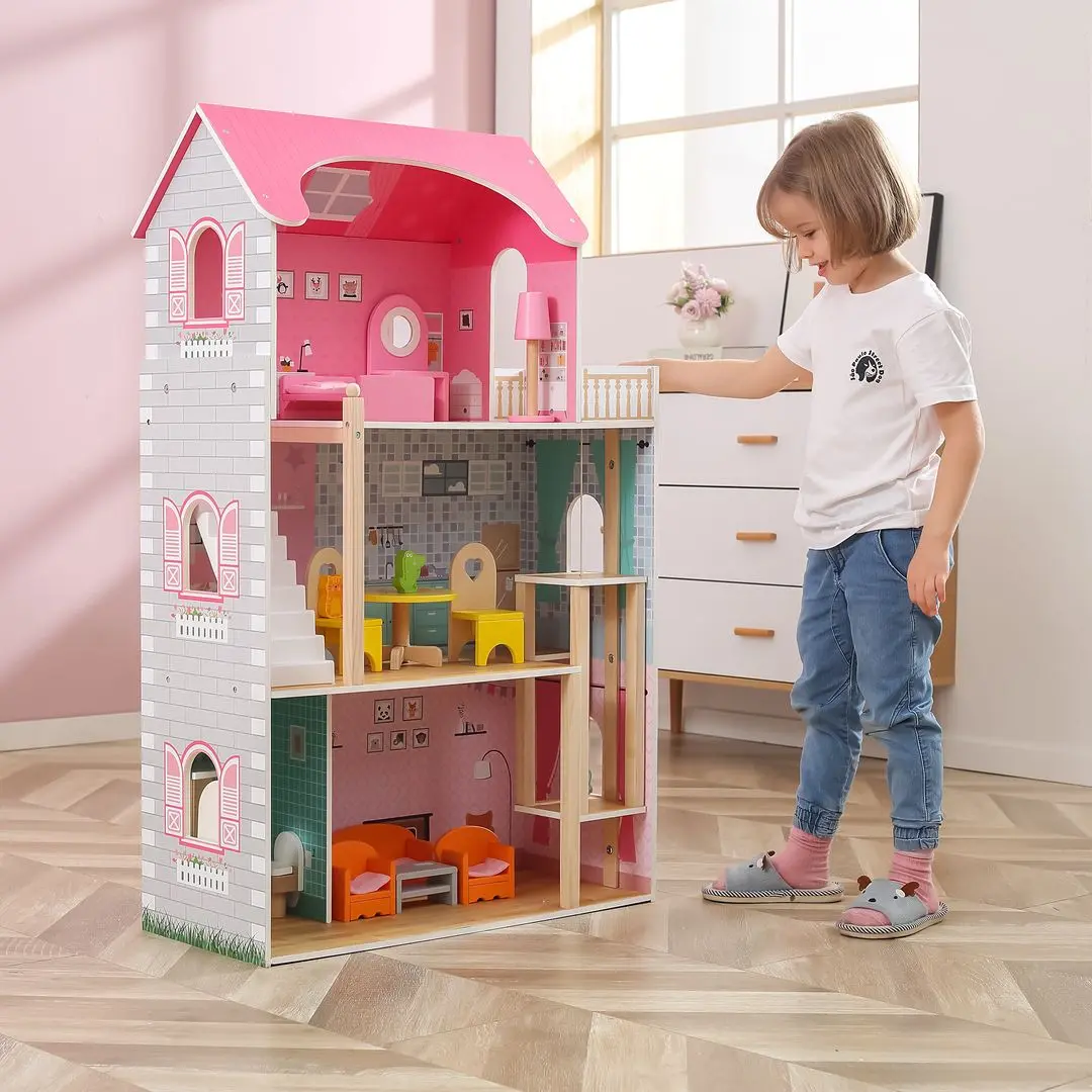Casuta pentru papusi Viga Toys Fancy 44570 (Multicolor)
