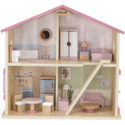 Кукольный домик Viga Toys PolarB 44256 (Pink) Thumb