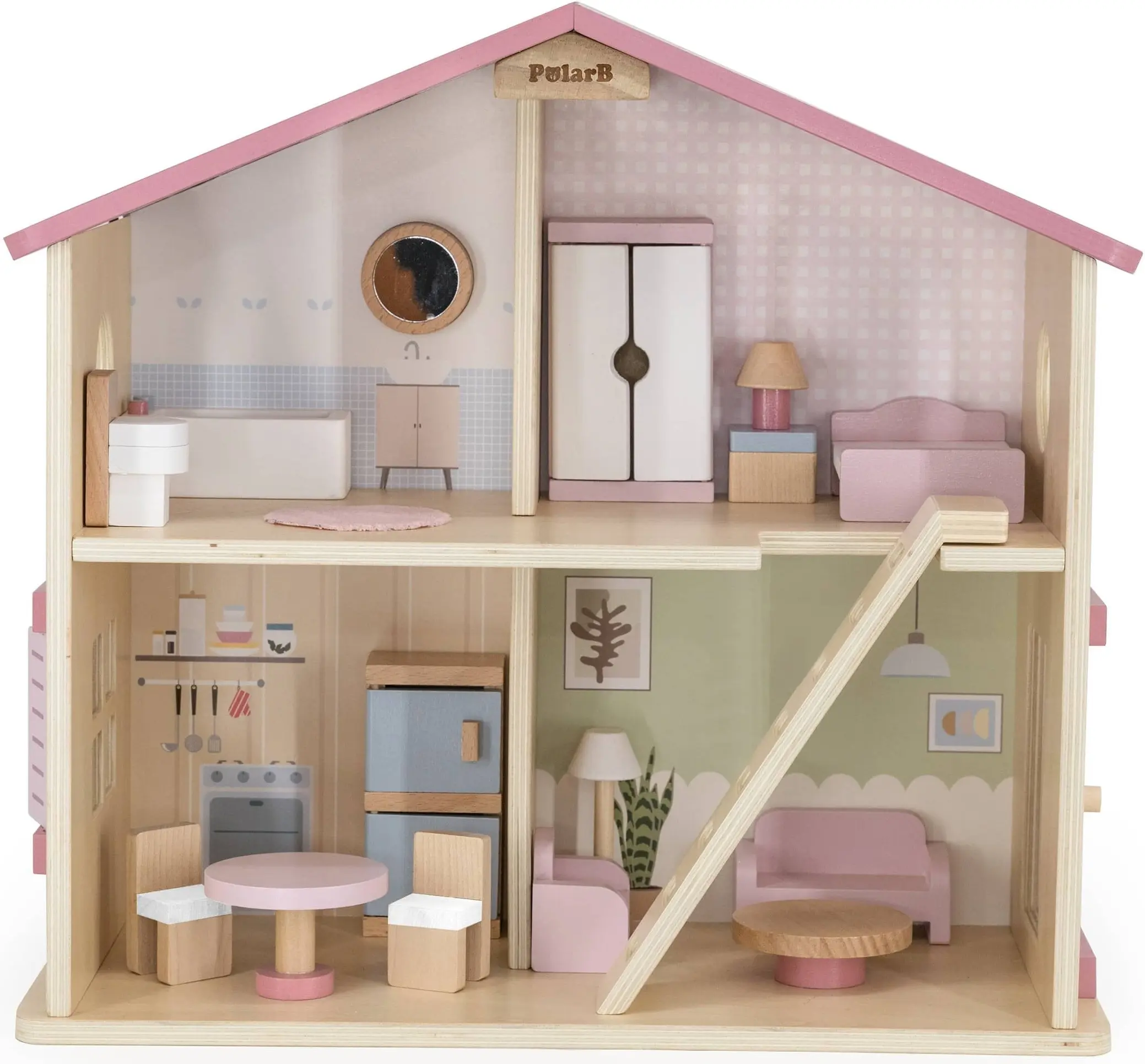 Кукольный домик Viga Toys PolarB 44256 (Pink)