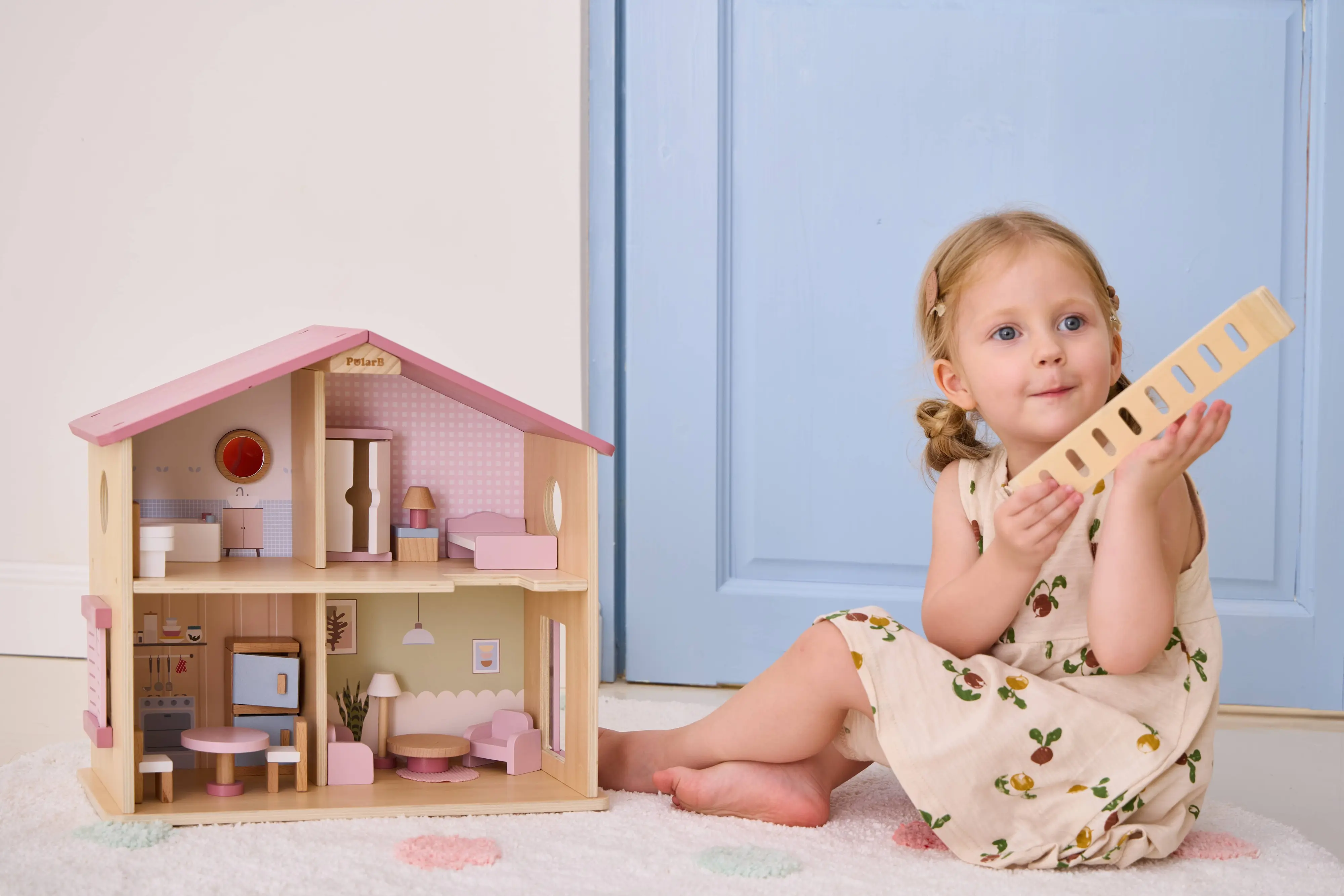 Кукольный домик Viga Toys PolarB 44256 (Pink)