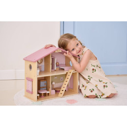 Casuta pentru papusi Viga Toys PolarB 44256 (Pink)