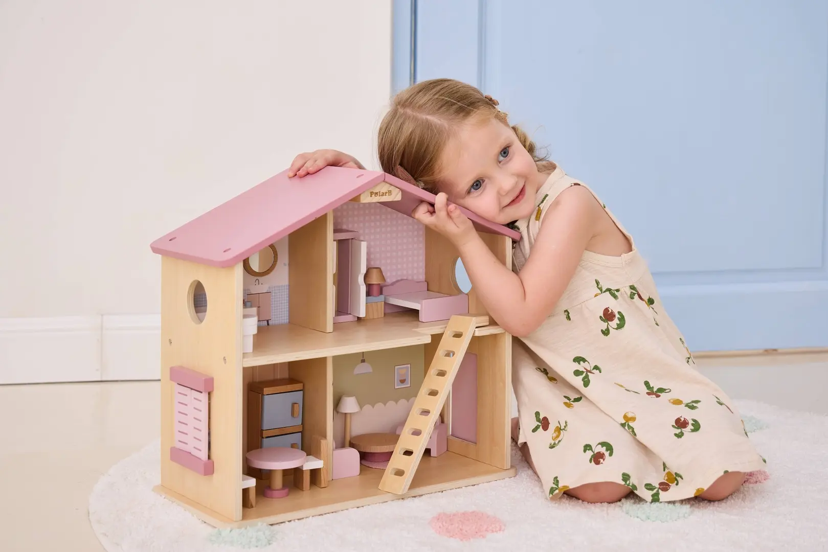 Кукольный домик Viga Toys PolarB 44256 (Pink)