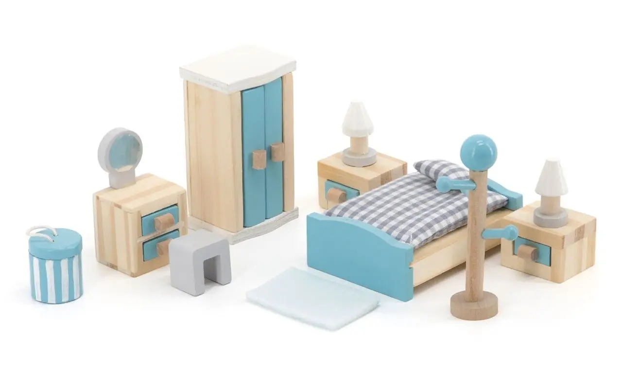 Мебель для кукольного домика Viga Toys PolarB 44035 (Wood/Blue) - 2