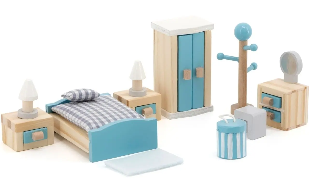 Мебель для кукольного домика Viga Toys PolarB 44035 (Wood/Blue)