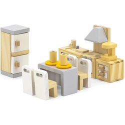 Set de joaca Viga Kitchen Dining Room 44038 (Wood/Grey) Thumb