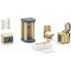 Set de joaca Viga PolarB Wooden Bathroom (Wood/Blue) Thumb