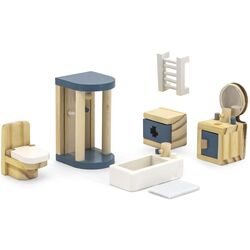 Set de joaca Viga PolarB Wooden Bathroom (Wood/Blue) Thumb