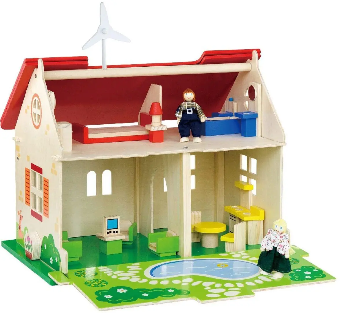 Căsuță pentru păpuși Viga Eco Friendly Dollhouse 51629 - 2