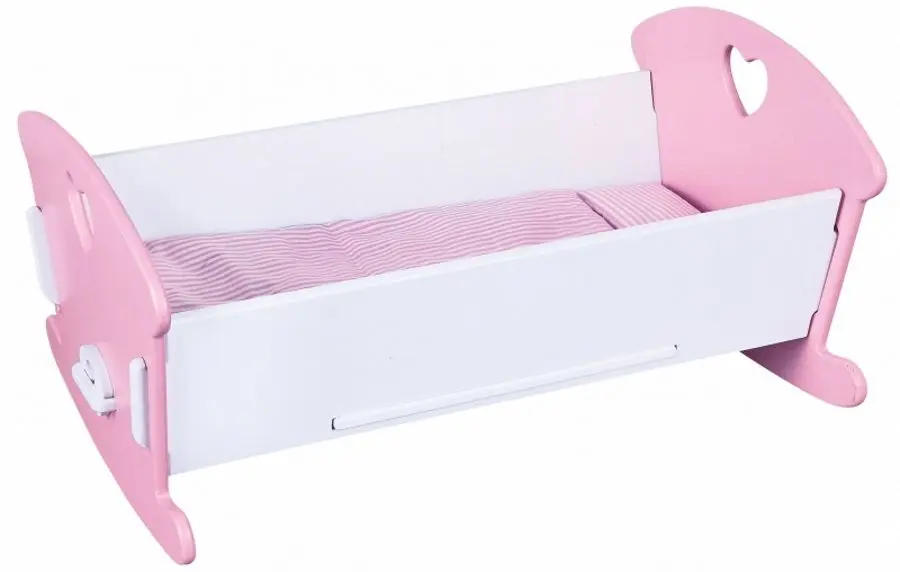Люлька для кукол Viga 59511 (Pink/White)