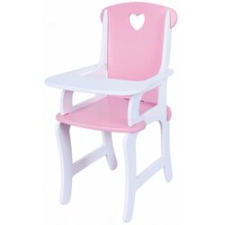 Стульчик для кукол Viga 59512 (Pink/White)