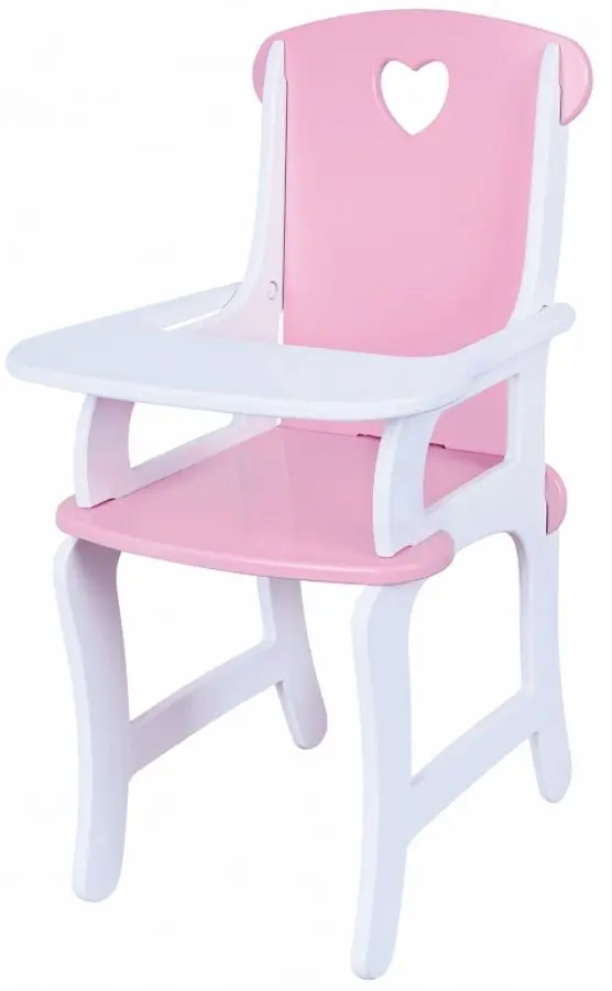 Стульчик для кукол Viga 59512 (Pink/White)