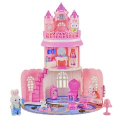 Casuta pentru papusi Yasini Bay Dreamy 67442 (Pink) Thumb