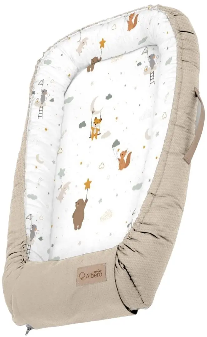 Кокон-гнездышко Albero Mio Bear W420 (Beige/White) - 2