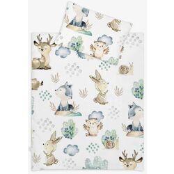 Кокон-гнездышко с подушкой Albero Mio C001 (Forest World/Beige) Thumb