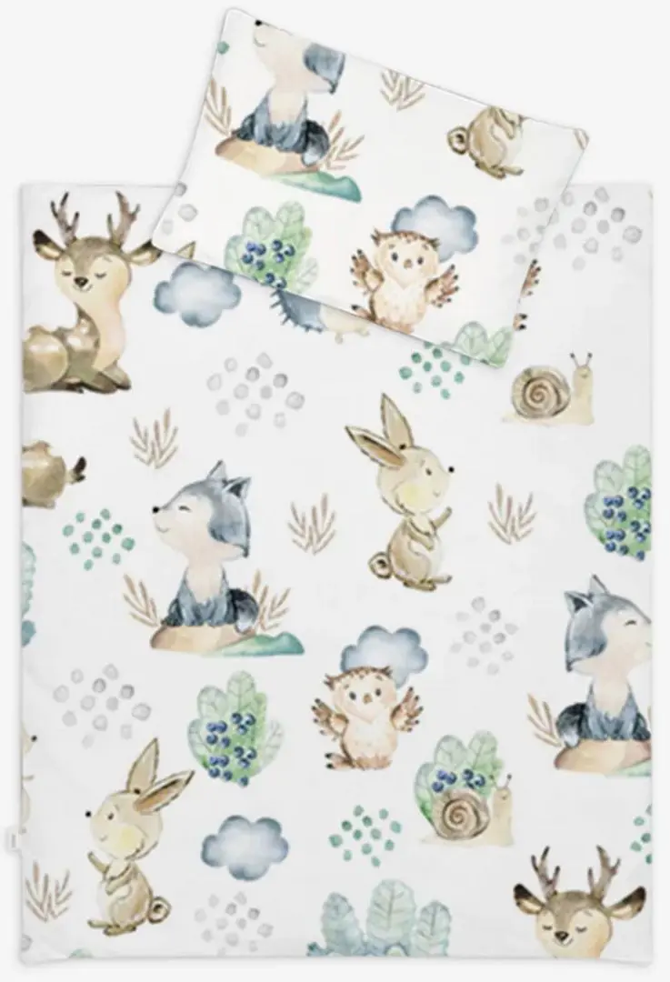 Кокон-гнездышко с подушкой Albero Mio C001 (Forest World/Beige) - 2