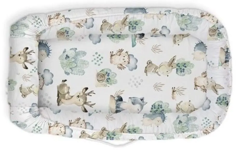 Кокон-гнездышко Albero Mio C001 Forest world (Pastel Blue) - 2