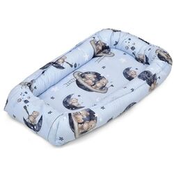 Кокон-гнездышко Albero Mio C011 Teddy Bear World (Blue) Thumb