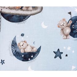 Кокон-гнездышко Albero Mio C011 Teddy Bear World (Blue) Thumb