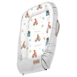 Кокон-гнездышко Albero Mio Cars W416 (Grey/White) Thumb