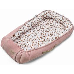 Кокон-гнездышко Albero Mio CP1 Retro Flowers (Pastel Pink) Thumb