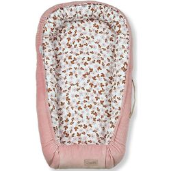 Кокон-гнездышко Albero Mio CP1 Retro Flowers (Pastel Pink)