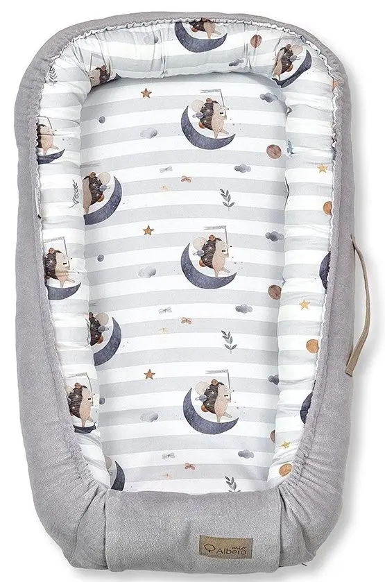 Кокон-гнездышко Albero Mio CP3 Moon Hedgehog (Grey)