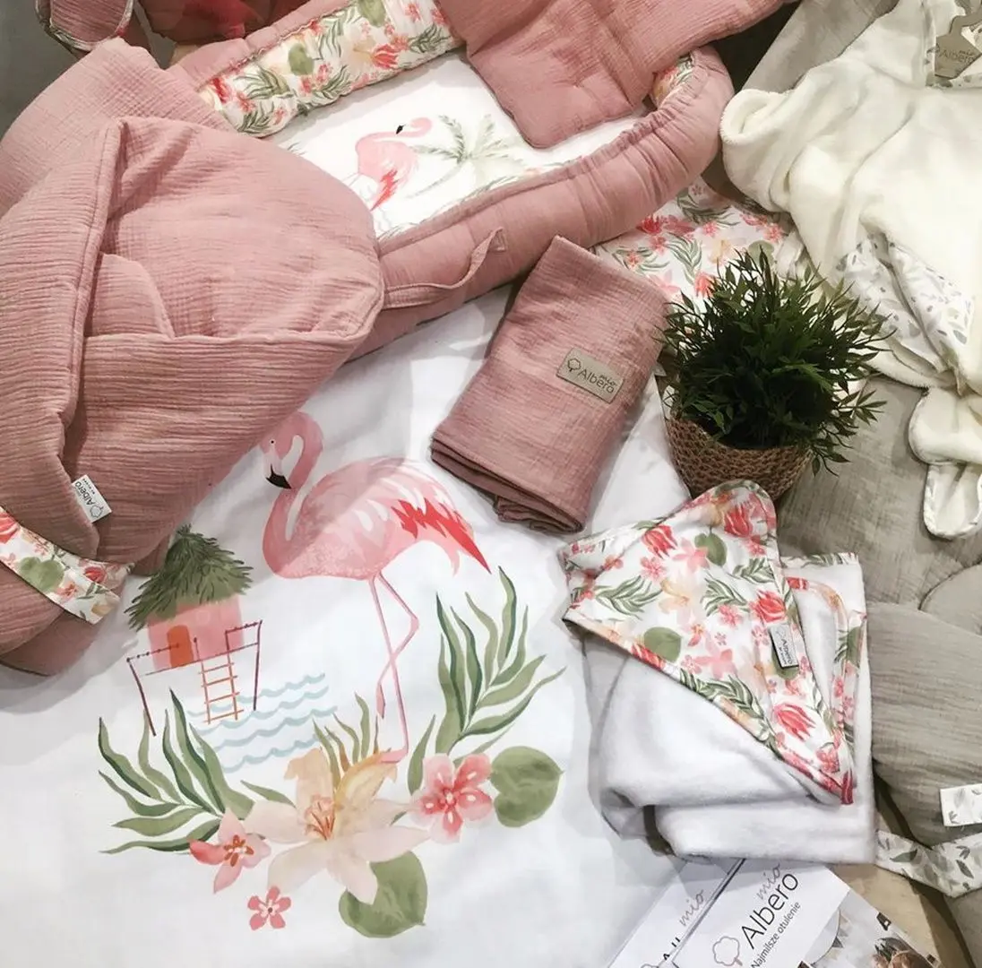 Кокон-гнездышко Albero Mio Eco&Love Hawaii E004 (Pink)