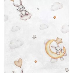 Кокон-гнездышко Albero Mio Rabbit W420 (Beige/White) Thumb