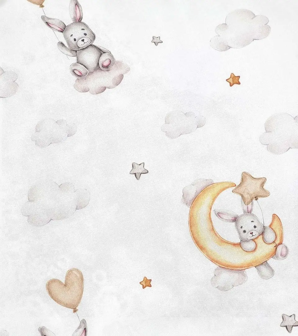 Кокон-гнездышко Albero Mio Rabbit W420 (Beige/White) - 3