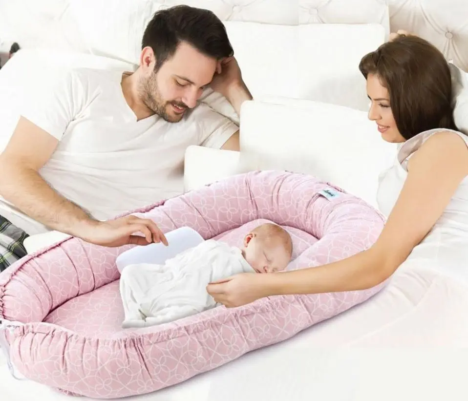 Кокон-гнездышко BabyJem Art-419 (Pink)