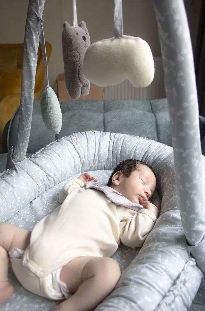 Кокон-гнездышко BabyJem Art-489 (Green)