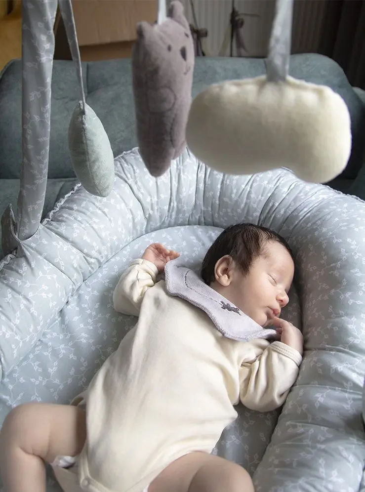 Кокон-гнездышко BabyJem Art-489 (Green)