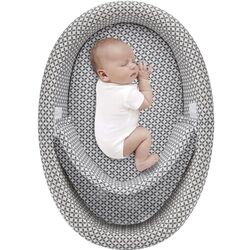 Кокон-гнездышко BabyJem Art-732 (Grey/White) Thumb