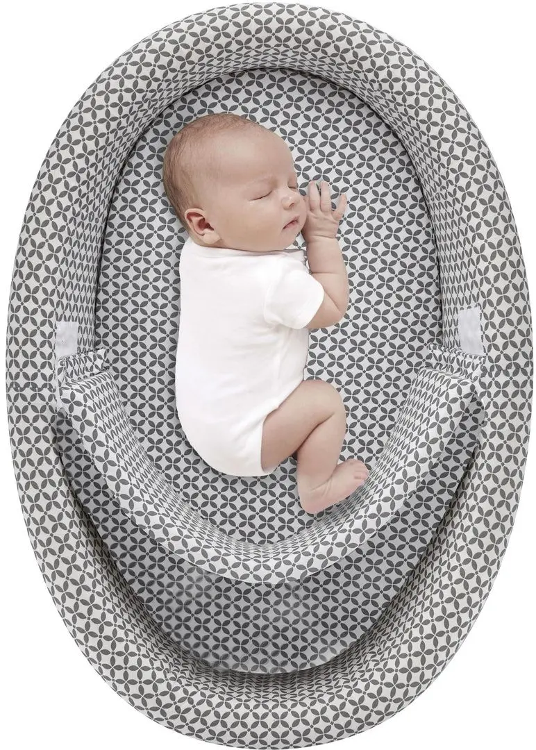 Кокон-гнездышко BabyJem Art-732 (Grey/White) - 2