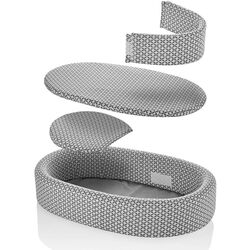 Кокон-гнездышко BabyJem Art-732 (Grey/White) Thumb