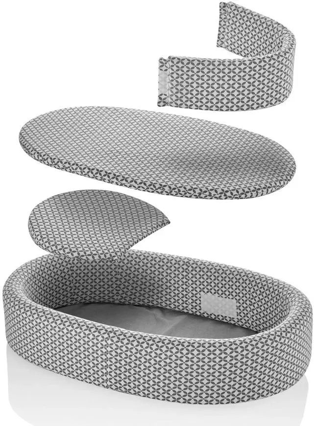 Кокон-гнездышко BabyJem Art-732 (Grey/White) - 3