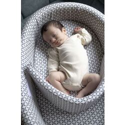 Кокон-гнездышко BabyJem Art-732 (Grey/White) Thumb