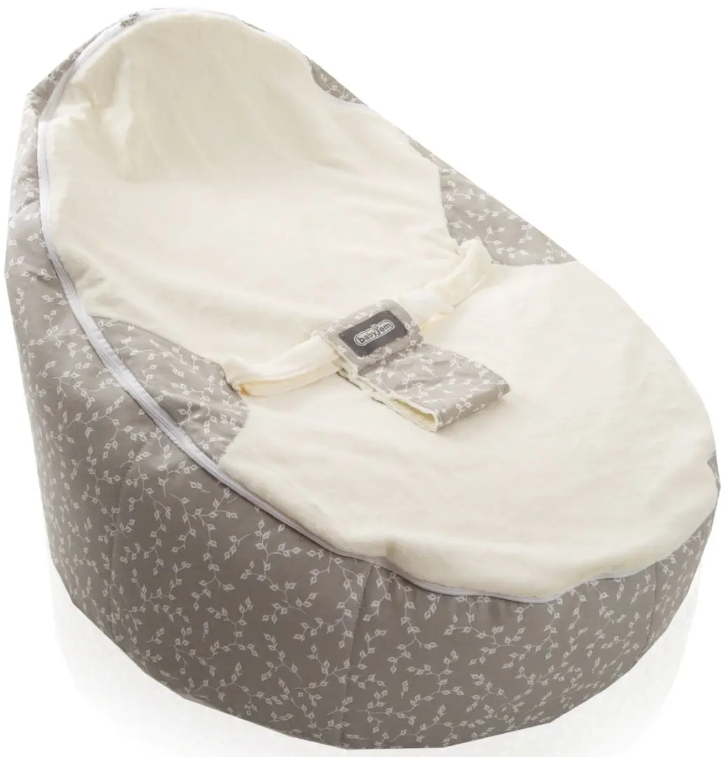 Cocon-cuibusor BabyJem Grey Flower (Grey)