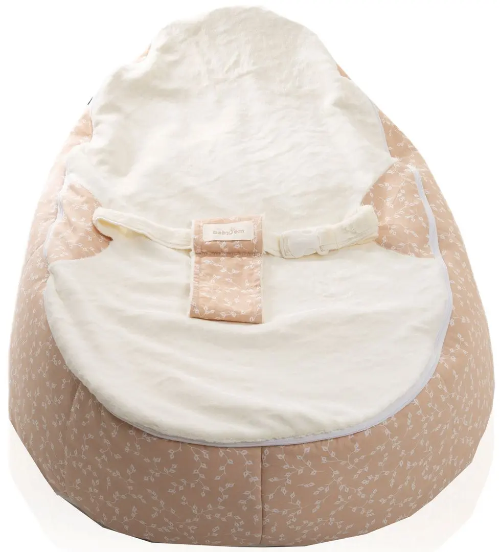 Cocon-cuibusor BabyJem Salmon Flower (Salmon/White)