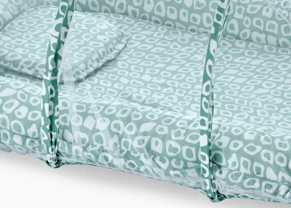 Cocon-cuibusor BabyJem Sleep Safe Art-554 (Green)