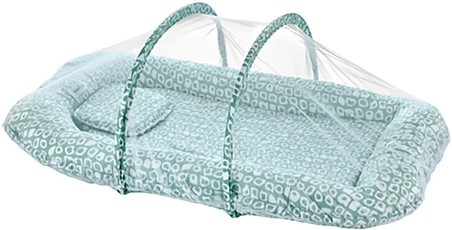 Cocon-cuibusor BabyJem Sleep Safe Art-554 (Green)
