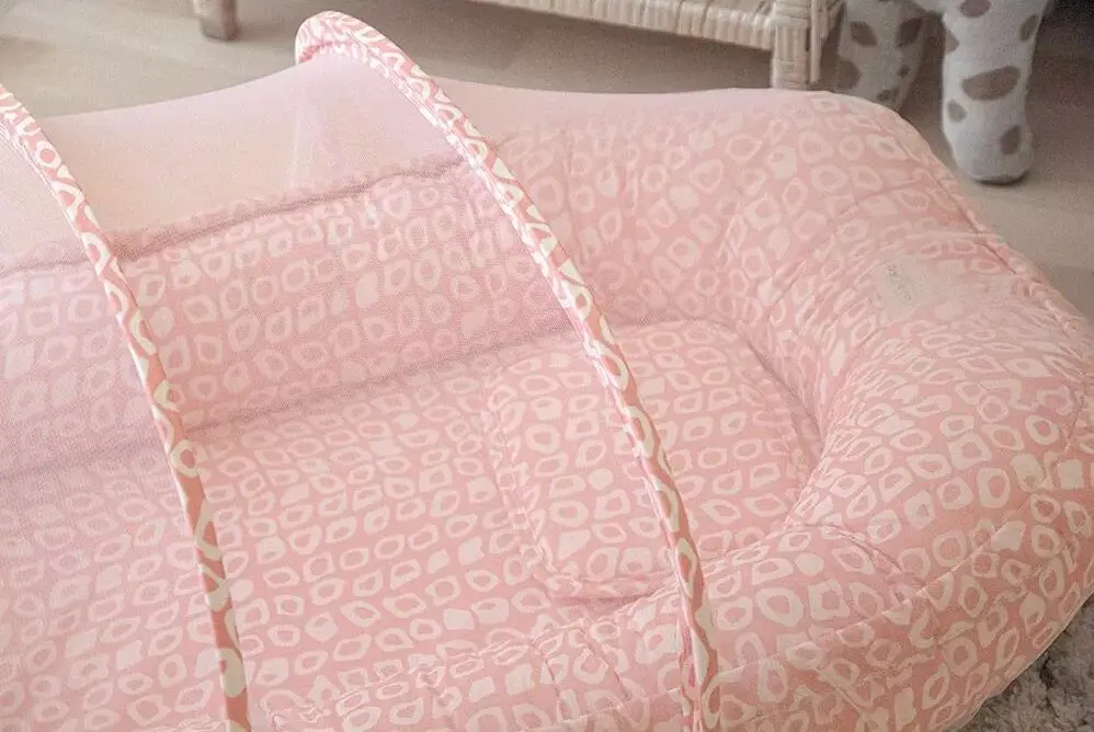 Cocon-cuibusor BabyJem Sleep Safe Art-554 (Pink)