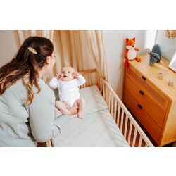 Pozitioner pentru somn Babymoov A050014 (White/Green) Thumb