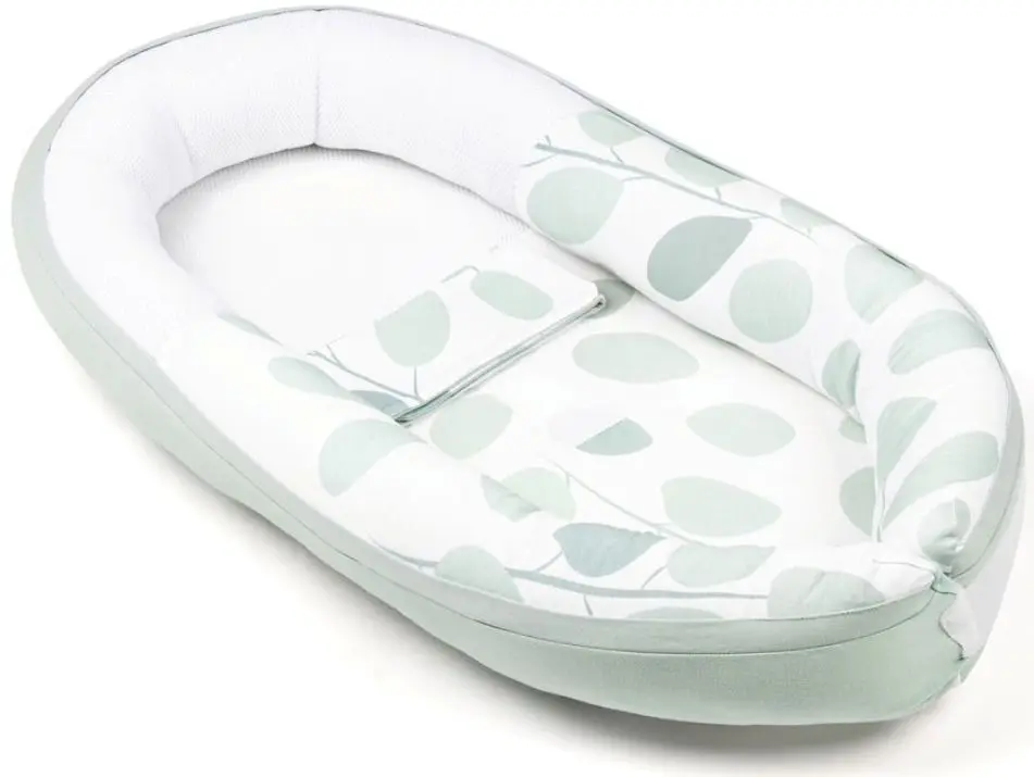 Кокон-гнездышко Doomoo Cocoon Leaves (Aqua Green)