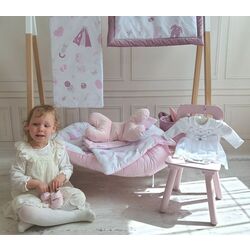 Кокон-гнездышко 4в1 MimiNu Baby Shower + матрасик + одеяло + подушка (Pink) Thumb