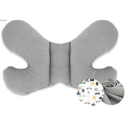 Кокон-гнездышко 4в1 MimiNu Childrens Journey + матрасик + одеяло + подушка (Grey) Thumb
