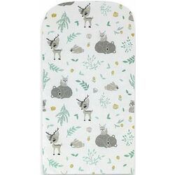 Кокон-гнездышко 4в1 MimiNu Forest Friends + матрасик + одеяло + подушка (Grey/Mint) Thumb