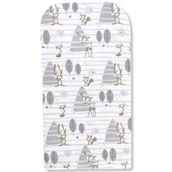 Кокон-гнездышко 4в1 MimiNu Forest + матрасик + одеяло + подушка (Grey) Thumb