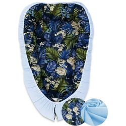 Кокон-гнездышко 4в1 MimiNu Parrot + матрасик + одеяло + подушка (Navy) Thumb